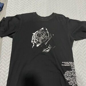 black pop smoke vlone tee